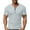 A_ Gray, variant on YLSDY Mens Quarter-Zip V Neck Button Collared Shirts Casual Slim Fit Short Sleeve Athletic T-Shirts Basic Design Cotton Henley Shirt Green L