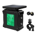 thumbnail image 1 of Tire Pressure Monitoring System Solar Charging Waterproof Motorcycle Tyre Alarm with Large LCD Screen 2 External Sensors, 1 of 4