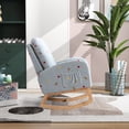 thumbnail image 3 of Russo Modern Rocking Chair - Blue, 3 of 16