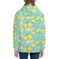 thumbnail image 6 of Rocae Yellow Lemon for Zip Up Hoodies for Teen Sweatshirt with Hood-Small, 6 of 6