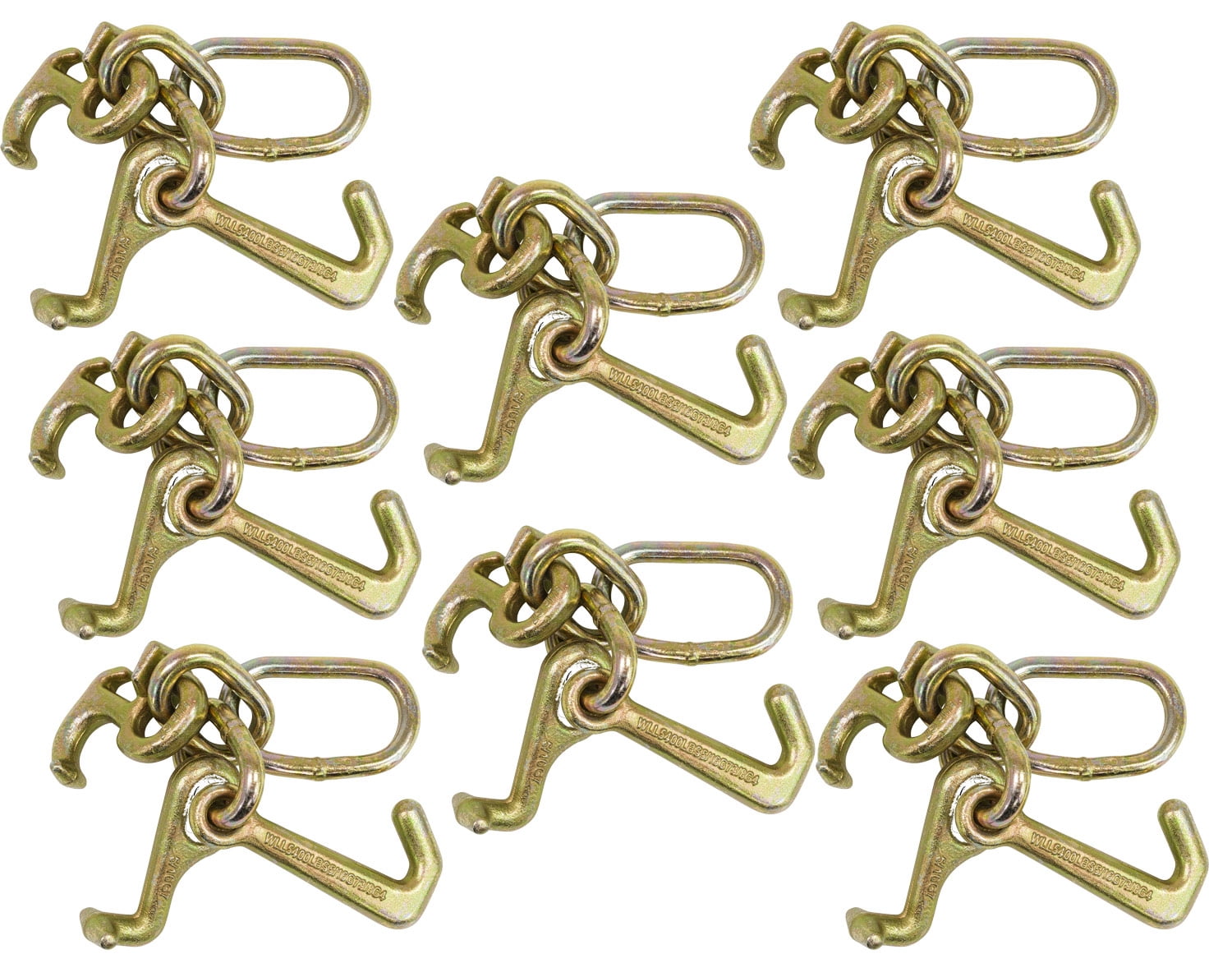 (8 Pack) RTJ Cluster Hook Heavy Duty Wrecker Hauler Tow Towing Truck