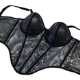 thumbnail image 3 of Roncen Women's Vintage Strap Party Bustier Corset Top Crop Top Bra Club Party Vest with Detachable Straps, 3 of 6