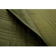 thumbnail image 4 of Chezmoi Collection Kingston King Size Bedspread Set, 3-Piece Cypress Green Oversized Quilted Microfiber Lightweight Bedspread Coverlet (118"x106"), 4 of 9