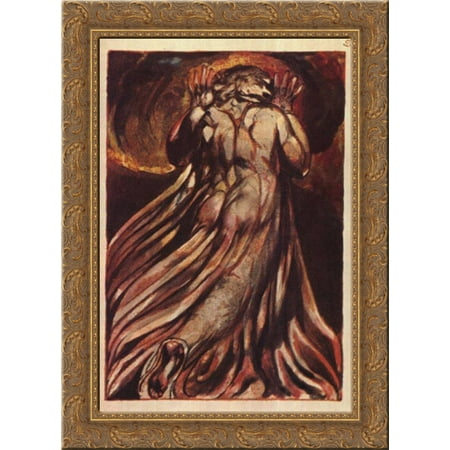 A White Haired Man In A Long Pale Robe Who Flees From Us With His