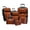 Orange, variant on Travel Select Amsterdam Expandable Rolling Upright Luggage Set w/ Packing Cubes, Orange, 8-Piece Set