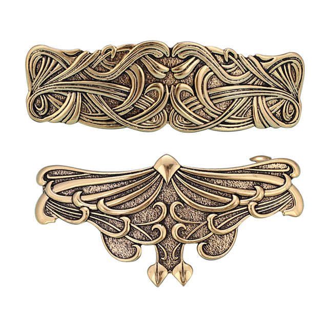 2x Pasador Para El Cabello Con De Flores Envejecido, Accesorios Para El Cabello Sunnimix Mujeres Viking Pin Pines