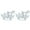 Silver, variant on Marquise CZ Flat Back Earrings for Cartilage Helix Tragus Lobe 18g 6mm Post Sterling Silver 1 pair by Ginger Lyne