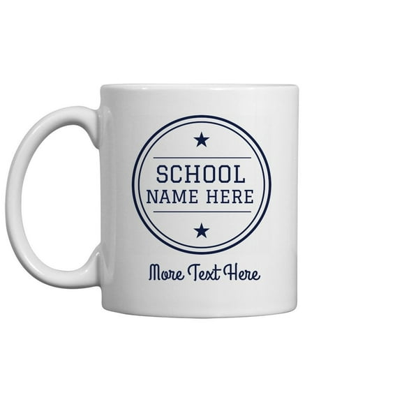 Custom School Name Teacher Gift