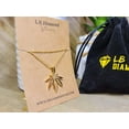 thumbnail image 3 of Stainless Steel Weed Necklace - Marihuana Necklace - Golden Necklace,, 3 of 5