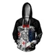 thumbnail image 3 of Sudaderas de otoño para hombre Sudadera con capucha con estampado de valquiria y espartano Sudadera con capucha suelta Ropa Y2k Ropa Sudadera Hombre, 3 of 5