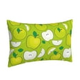 thumbnail image 2 of EasygdpGreen Apple Polyester Fiber Double-Sided Pillowcase,Super Soft,Comfortable And Luxurious Pillowcase,Not Easy To Break Or Deform- 20"X30", 2 of 9
