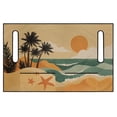 thumbnail image 7 of Uorisanigo Golf Cart Seat Cover Towel Blanket Breathable Beach Starfish Sunset Golf Cart Seat Cushion Covers 52.36"x 32.28" for EZGO TXT RXV/Club Car DS Precedent Easy to Install Clean, 7 of 7