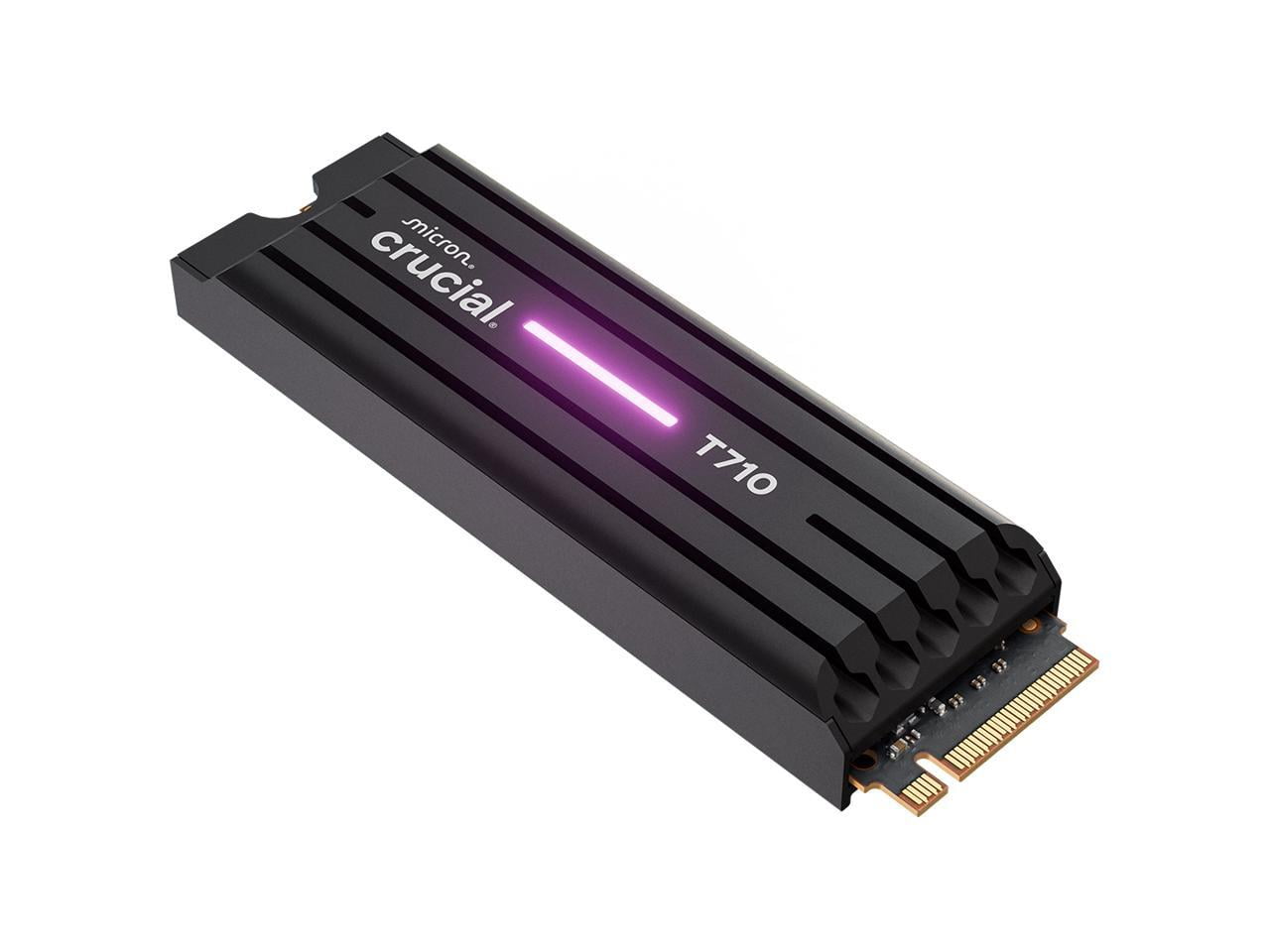 Crucial T500 M.2 2280 4TB PCIe 4.0 NVMe 3D NAND TLC Internal Solid