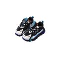 thumbnail image 1 of Frontwalk Boys Girls Running Shoe Sports Athletic Shoes Mesh Sneakers School Lightweight Trainers Children LED Light Black Blue 8toddlers, 1 of 9