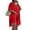 Red, variant on Patlollav Womens Plus Size 2 Piece Outfits Short Sleeve Tops Skinny V-Neck Biker Shorts Sets Tracksuits
