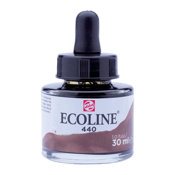 Ecoline Liquid Watercolour, 30ml Jar, Sepia Deep
