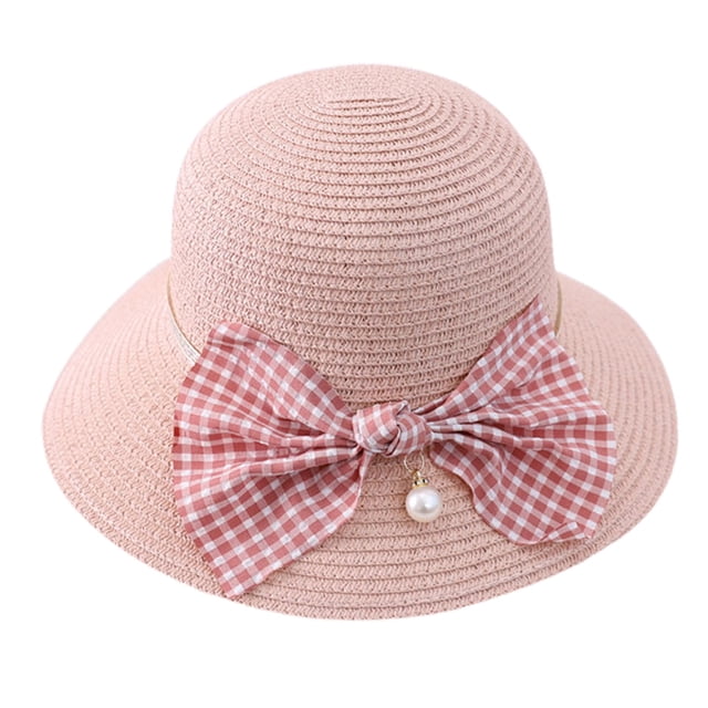 Sombrero de pescador con lazo para mujer, de circunferencia de 56 a 58 cm, con protector solar de verano, de ala grande, de paja, para exteriores