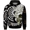 thumbnail image 3 of Sudaderas de otoño para hombre, sudadera con capucha con estampado de calavera gótica, ropa Y2k, ropa holgada para hombre, sudadera con capucha informal Harajuku para hombre, 3 of 5
