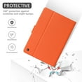 thumbnail image 6 of Dteck Slim Case For ALL-NEW Kindle Fire HD 8 and HD 8 Plus (10th Generation, 2020 Release), Slim Fit PU Leather Folio Flip Case Multi-angle Standing Cover Auto Wake Sleep, Orange, 6 of 6