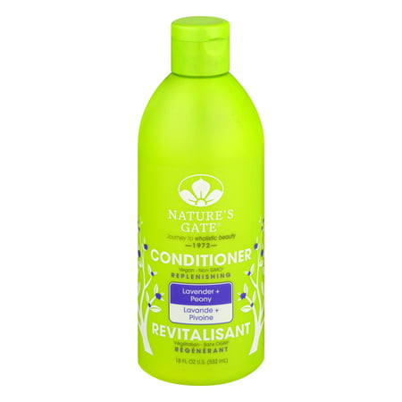 Nature's Gate Lavender & Peony Conditioner For Damaged Hair & Split Ends, 18 Fl. (Best Way To Remove Split Ends)