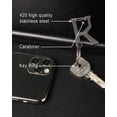 thumbnail image 3 of A-Z Initials Letter Keychain with AirTag Case,Key Rings for Men Women Girls Purse Handbags,Car Keychain,Bag Charm Skyfox, 3 of 7