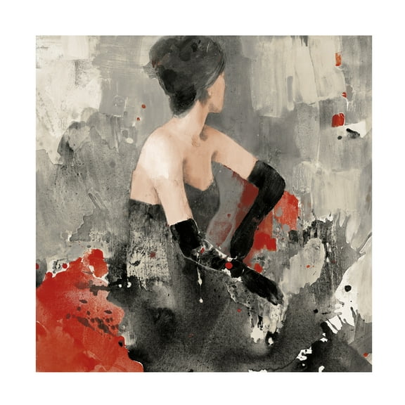 Albena Hristova 'Beautiful Gaze I Neutral' Canvas Art