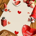 thumbnail image 3 of BKER Valentine's Day Cow Print Table Flag Room Decoration Table Cloth Home TV Cabinet Decoration Table Cloth Mat Tea Flag, 3 of 4