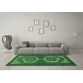 thumbnail image 3 of Ahgly Company Indoor Square Persian Emerald Green Traditional Area Rugs, 7' Square, 3 of 4