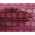 thumbnail image 4 of oneOone Viscose Chiffon Fabric Floral & Chevron Block Print Fabric By The Yard 42 Inch Wide, 4 of 4