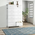 thumbnail image 3 of CONCETTA 13-Drawer Fabric Bin Dresser Tower with Steel Frame, Organizer for Bedroom, Living Room, Hallway, Office, Ideal for Teens & Adult, White, 3 of 6
