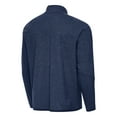 thumbnail image 3 of Men's-Antigua  Heather Navy New York City FC Raglan Hold-Up Full-Zip Jacket, 3 of 3