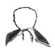thumbnail image 1 of Cinturón de cintura ajustable de estilo trenzado D en negro de Unique Bargains, 1 of 5