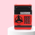 thumbnail image 2 of EE830 Mini Cajero automático de dibujos animados Piggy Box Contraseña segura Cajero automático electrónico Banco de dinero Juguete Música Dinero Ahorro Banco Juguetes oso de fresa  Hogar, 2 of 6