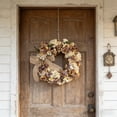 thumbnail image 5 of Vintage Fall Flower Wreath 19.69Inch Artificial Peony Hydrangea Wreath For Autumn Front Door And Home Decor, 5 of 6