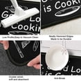 thumbnail image 4 of 2 Piece Kitchen Mats for Floor Non Slip Black Kitchen Rug Set, 4 of 5