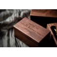 thumbnail image 4 of MUUJEE Ephesians 5:31 Quad Ring Box - Engraved Wooden Ring Case Box for Wedding Ceremony Ring Bearer Anniversary Birthday Valentines Gift Ideas, 4 of 8