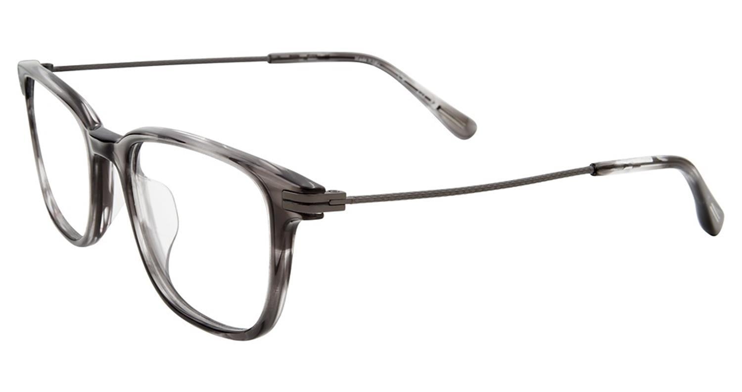 Dunhill VDH073 Eyeglasses Grey Horn 01Ex
