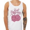 thumbnail image 2 of Knit Happens Tank Top Unisex Large White, 2 of 5