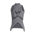 thumbnail image 3 of DHFJKG Women's Knitted Tank Top High Neck Sexy Hallow Out Sleeveless Solid Color Crop Tops Night Out Clothes Trendy Cami Shirt, 3 of 4