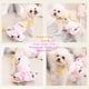 thumbnail image 3 of Paquete de 2 camisas para perros, falda, camisetas estampadas a rayas, chaleco de algodón, vestido plisado, ropa para cachorros, camisas de verano, lindas camisetas para niñas y niños, ropa suave para Namotu CZCW-ZC435-10, 3 of 6