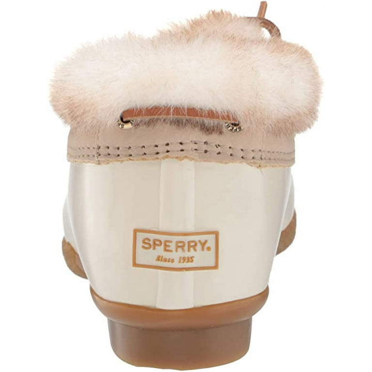 Sperry STS85834: Women's Saltwater 1-Eye Rain Boot, Ivory