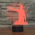 thumbnail image 2 of Lámpara de ilusión 3D con luz nocturna, decoración de anime de Walking Dead, 2 of 2