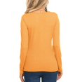 thumbnail image 3 of Harpily Long Sleeve Shirts for Women, Casual Shirts for Women, Basic Blouses Ribbed Knit Shirts Tunic T-Shirts Party, 3 of 4