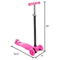 thumbnail image 2 of Lil' Rider Toddler Scooter with Adjustable Handlebar and LED Wheels (Pink), 2 of 8