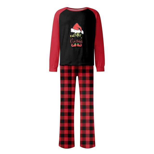 Pyjamas de Noël Assortis pour Hommes Ensembles de Pyjamas de Vacances pour la Famille