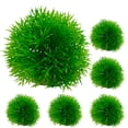 thumbnail image 1 of Shisuyan 6Pcs Floating Aquatic Plants For Fish Tank Plastic Green Decor, 1 of 8