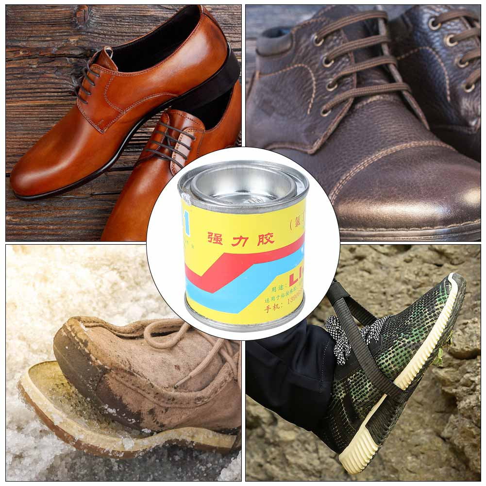 Shoe Repair Glue, Professional 100ML/Bottle Shoe Glue, Yellow Color For Bonding Rubber Leather