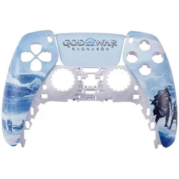 God of War (Blue) - PlayStation 5 PS5 Compatible Controller Top Faceplate