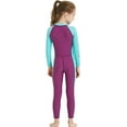thumbnail image 5 of DIVE & SAIL Kids One Piece Long Sleeve Swimsuit Sun Protection Sunsuit Wetsuit, 5 of 13