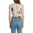 thumbnail image 2 of RUMER womens  Leila Linen Crop Top, s, 2 of 3